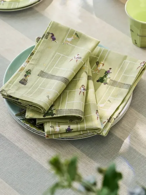 Wimbledon Awaits Napkins