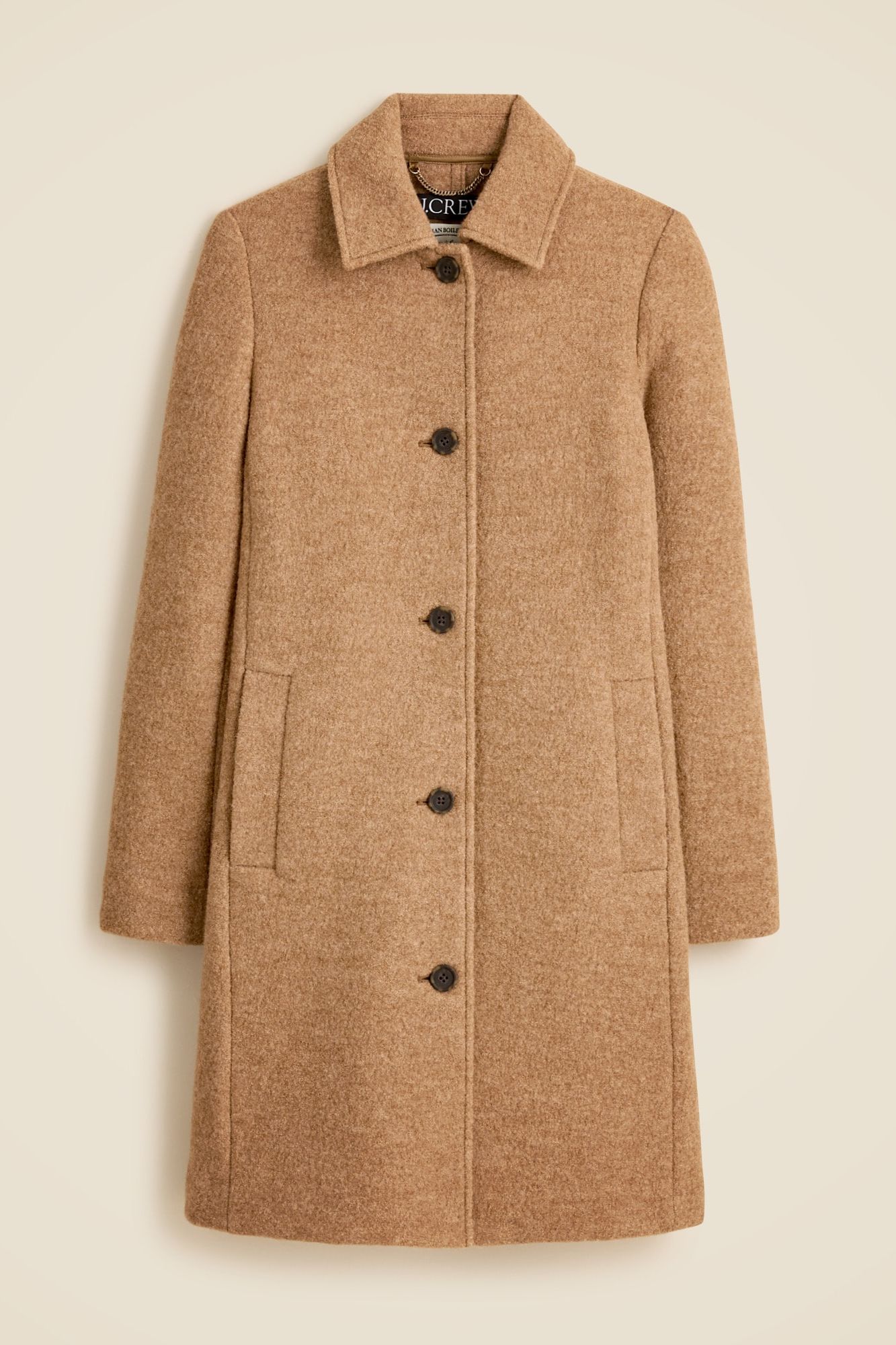 Car Coat in Italian Boiled Wool