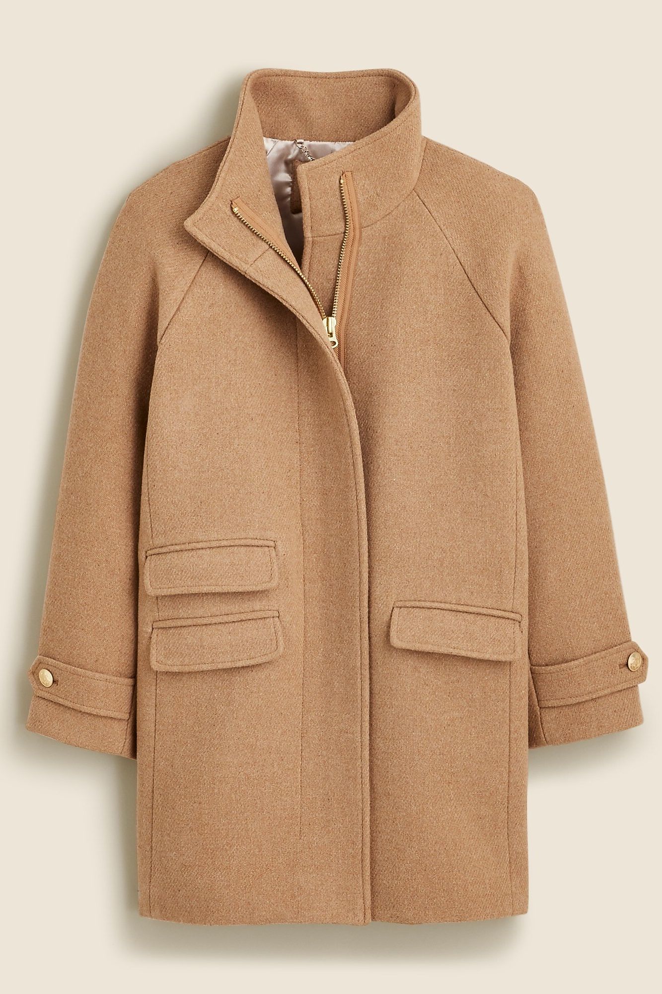 J.Crew, Toscana Coat in Italian Stadium-Cloth Wool Blend (Was $348)