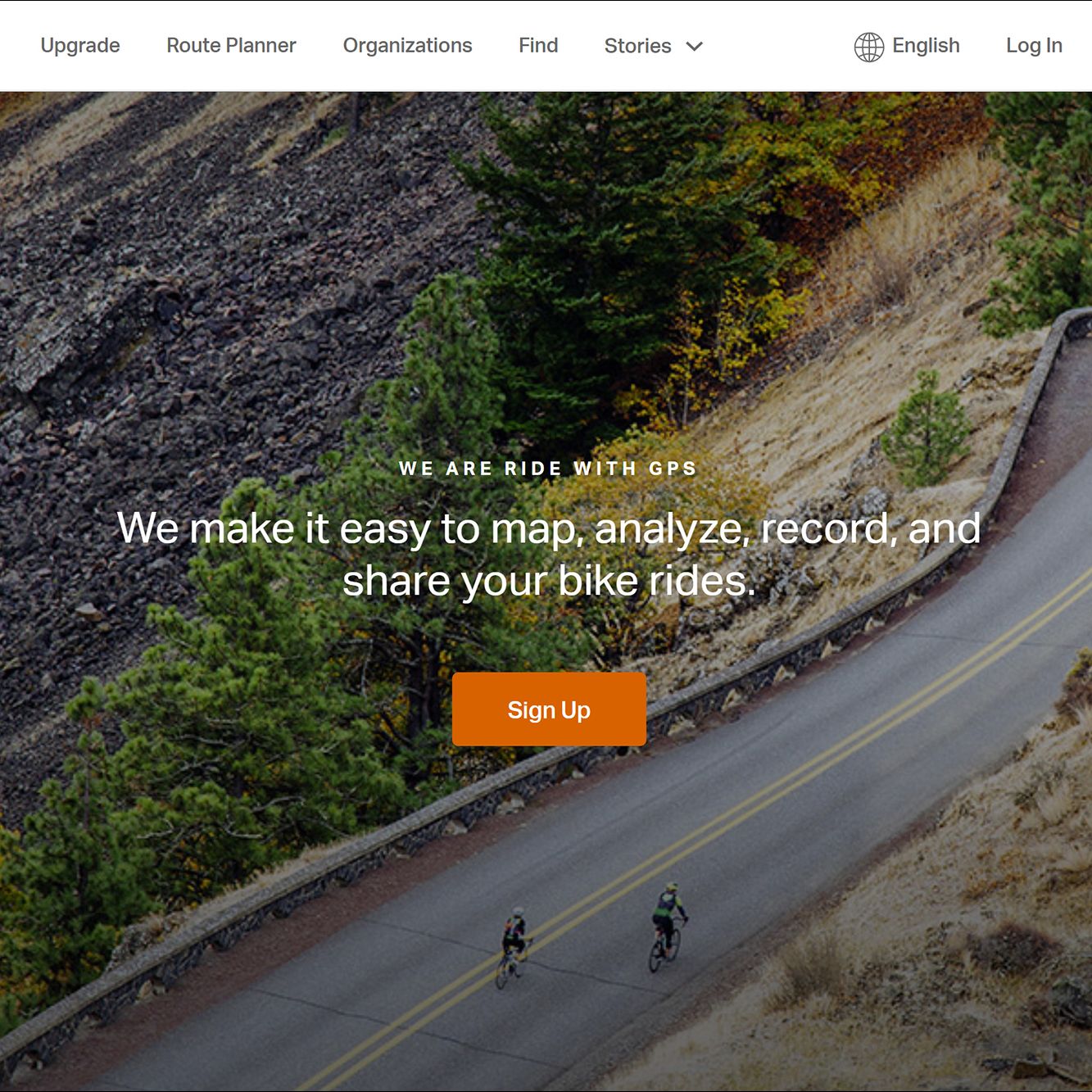 ride with gps load screen