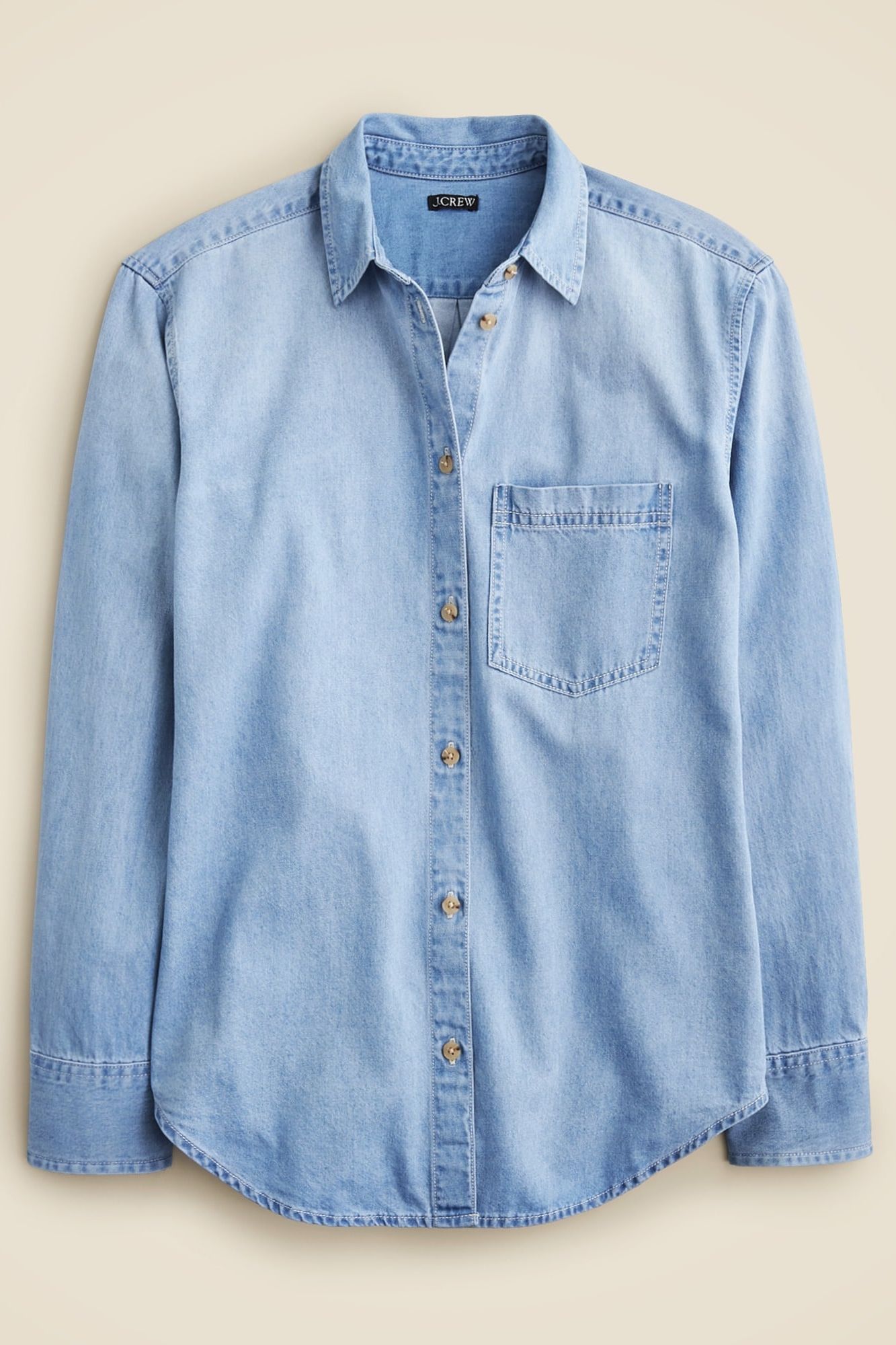 Gar&amp;ccedil;on Classic Chambray Shirt in Storm Wash