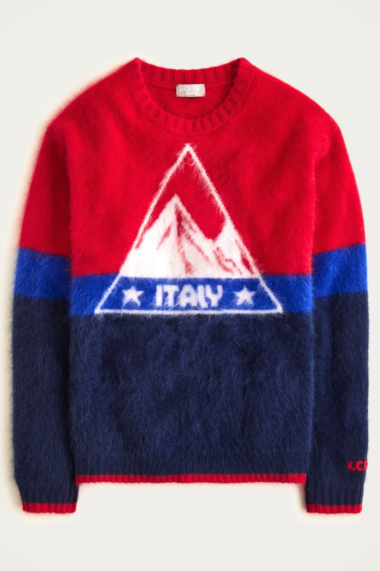 U.s. Ski &amp;amp; Snowboard by J.crew Graphic Crewneck Sweater in Brushed Cashmere