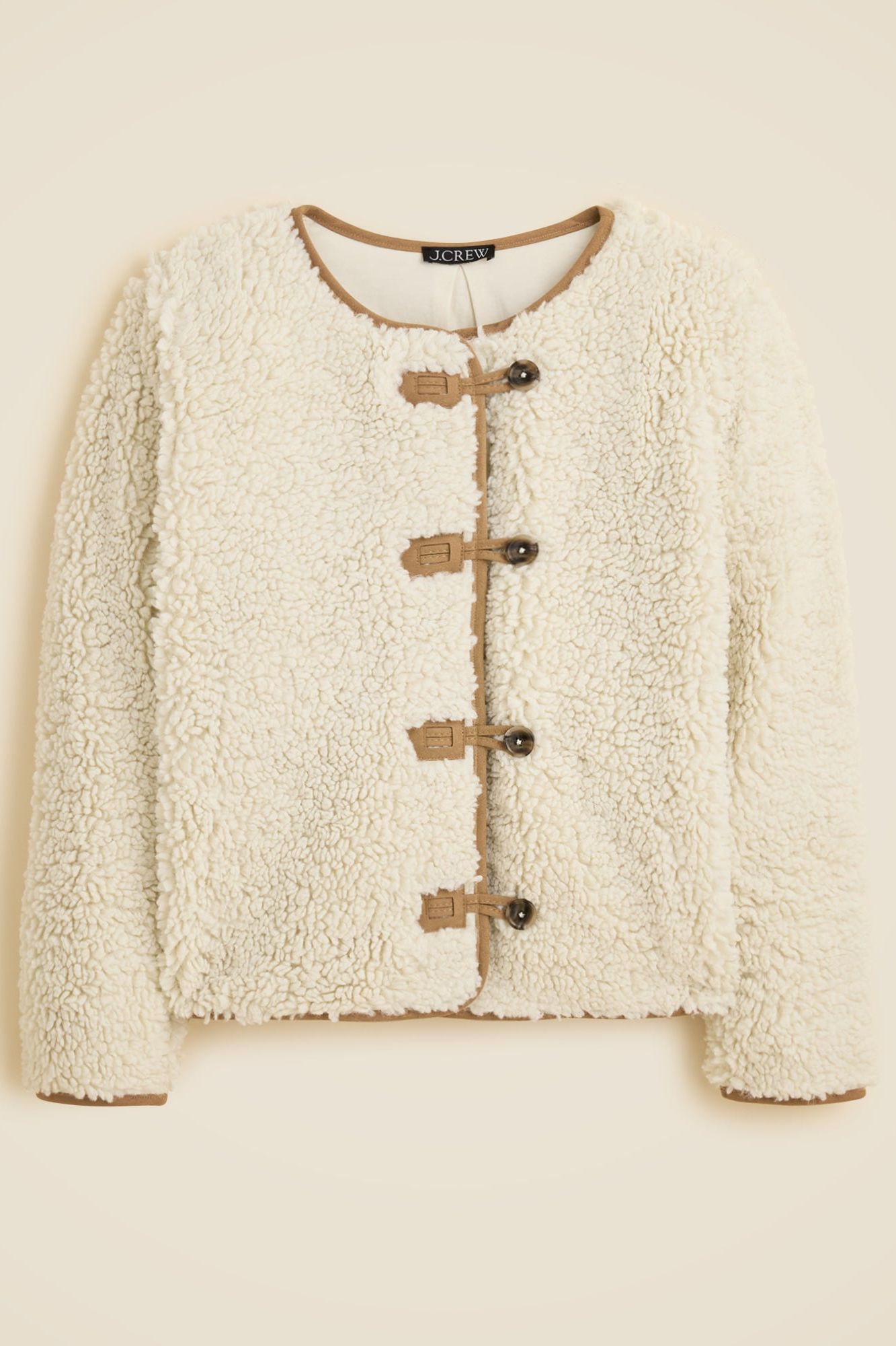 Sherpa Fleece Toggle Jacket