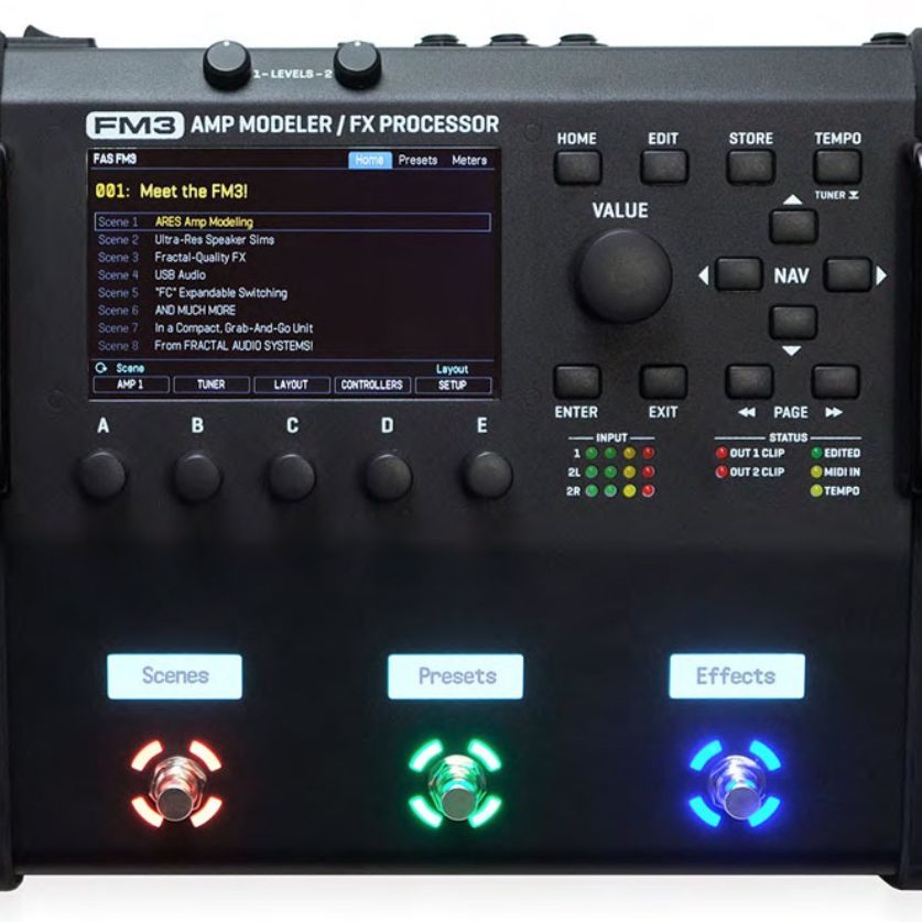Behold, Fractal Audio's New FM3 Compact Amp Modeler/Multi-Effects