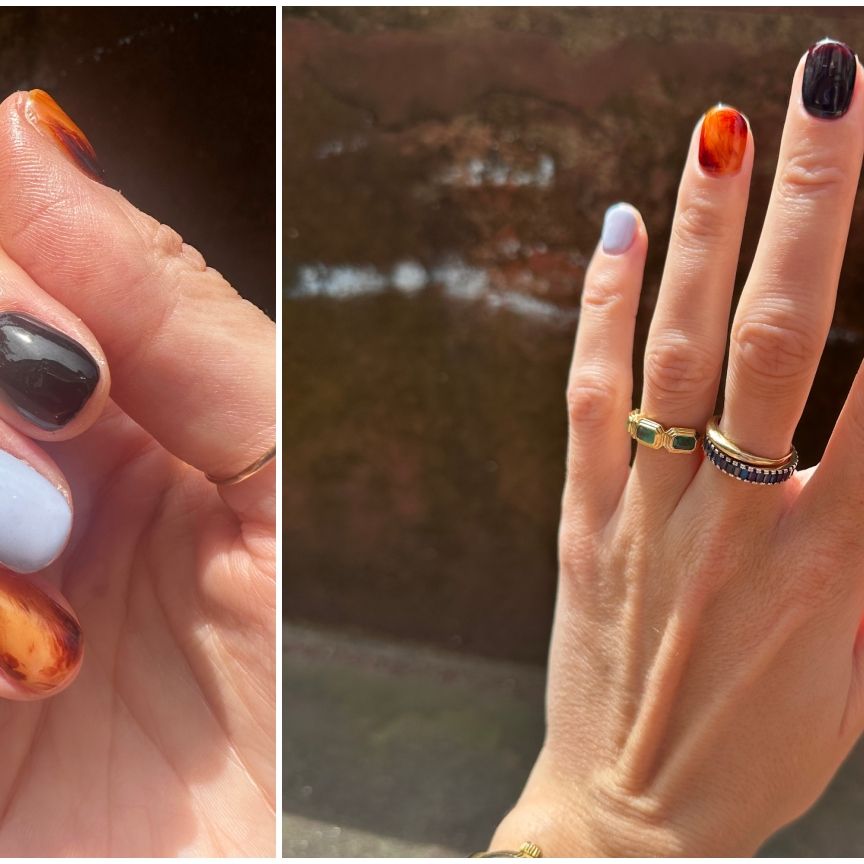 Nail Amber Fall Palette 2025 Trends