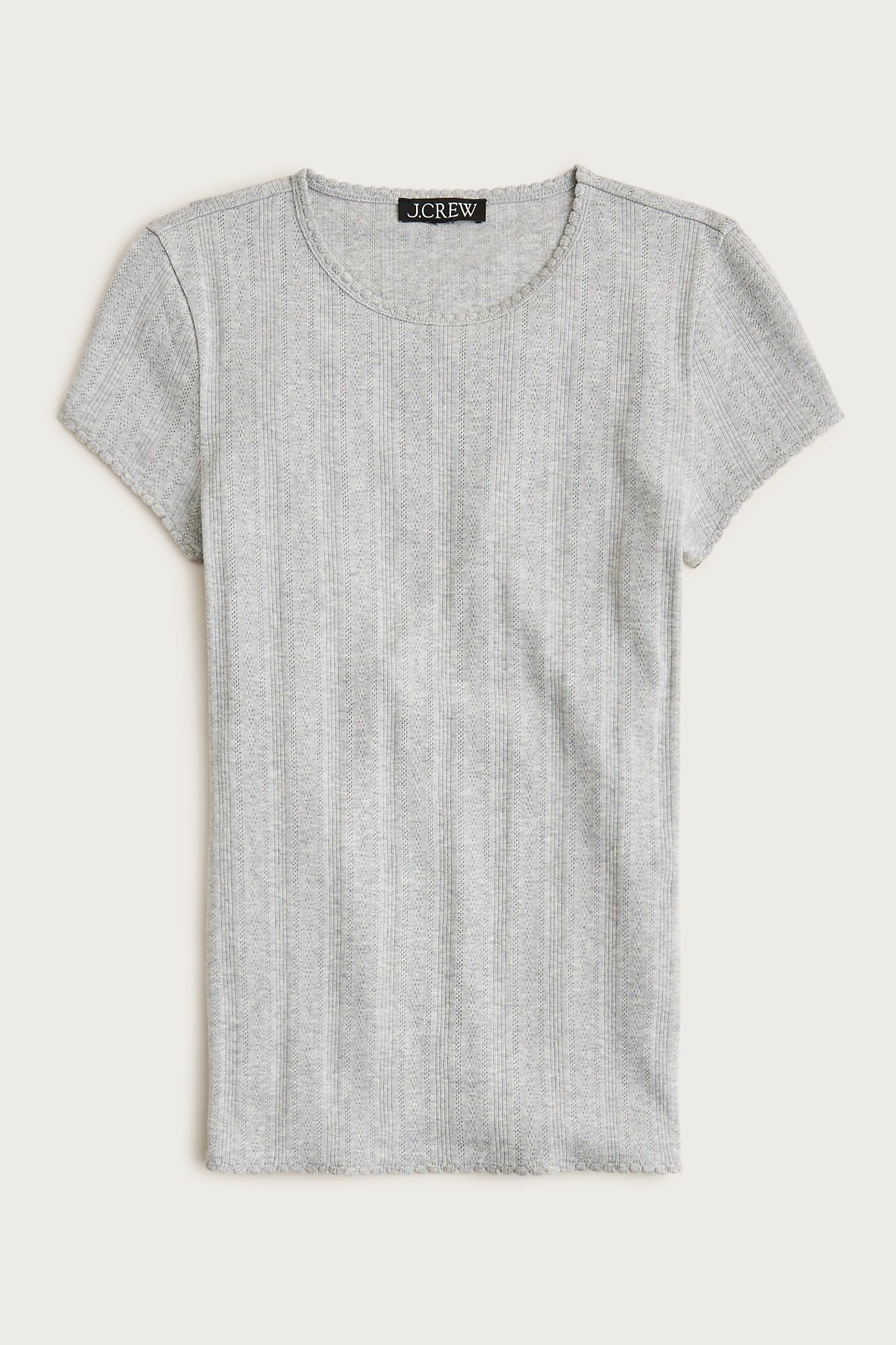 J.Crew, Pointelle Short-Sleeve T-Shirt (Was $50)