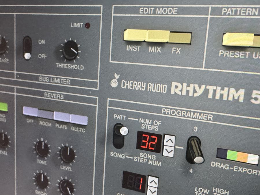 The bass drum is a total bad-ass, while the potential for Aphex