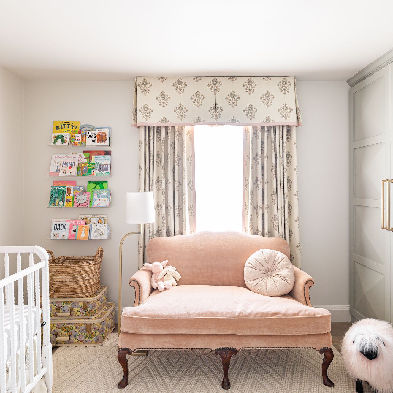 parents sharing nursery in bedroom