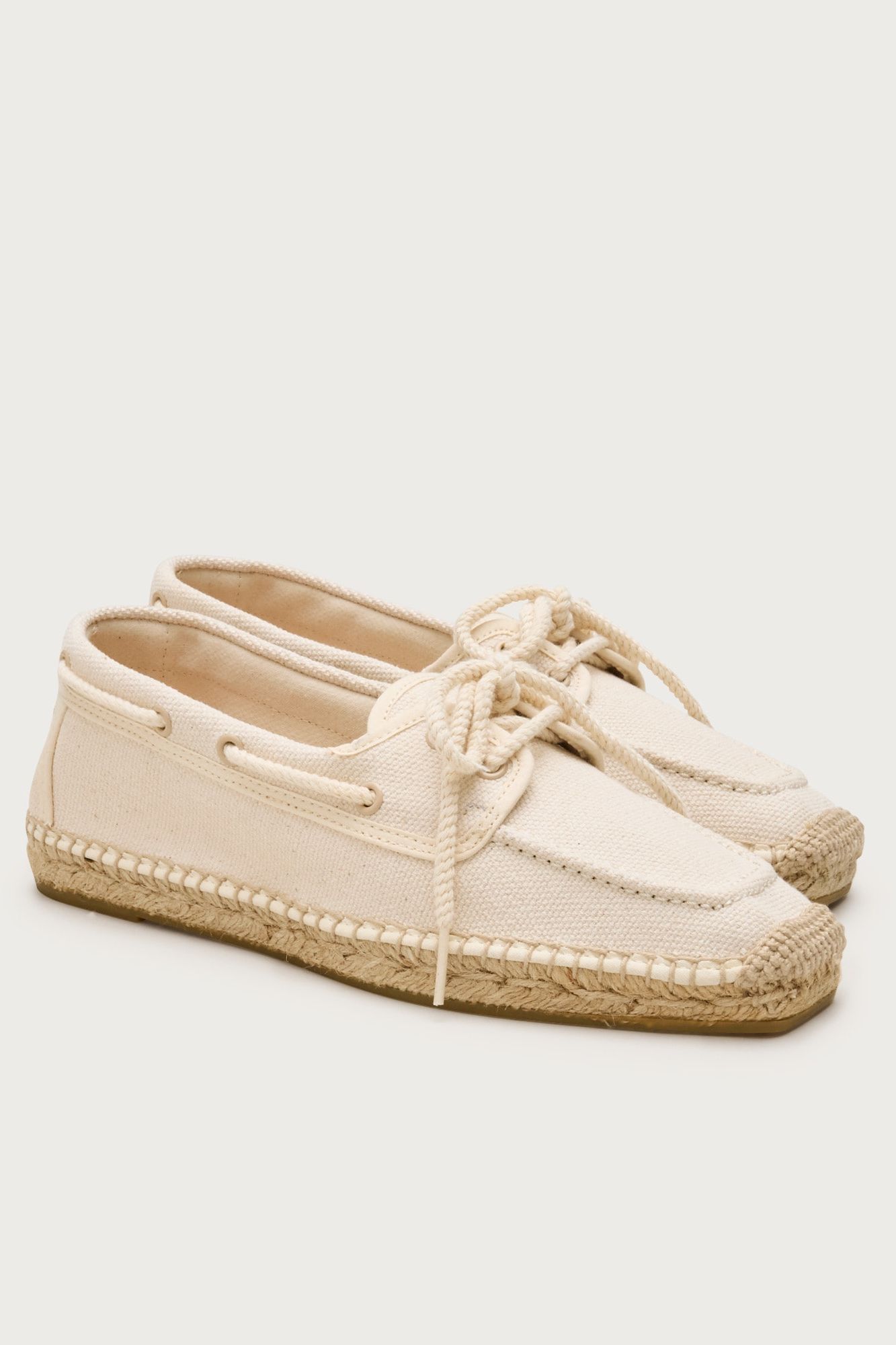 J.Crew, Made-in-Spain Boat Shoe Espadrilles in Marled Canvas (Were $228)