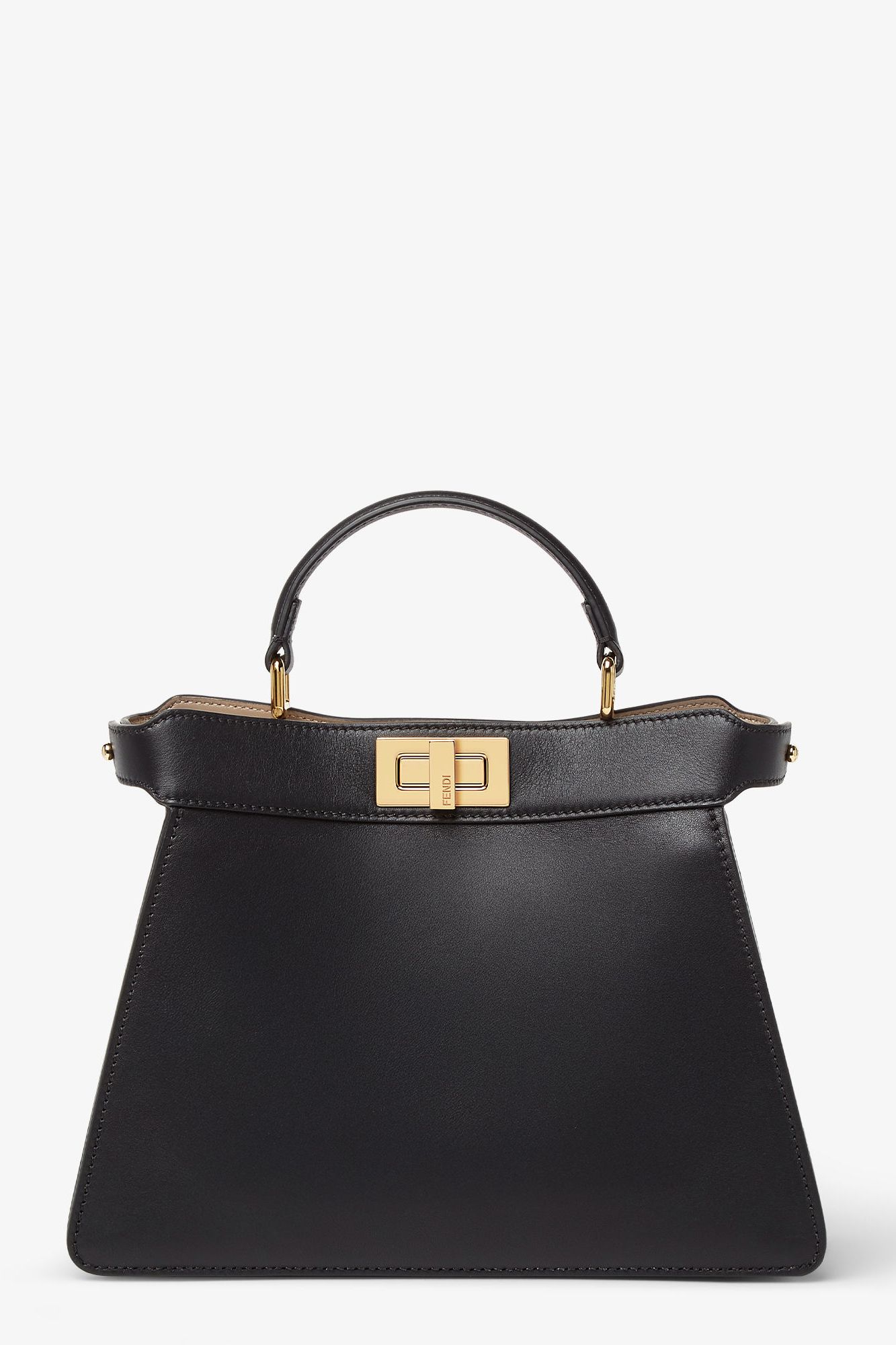 Peekaboo Iseeu Small Black, Calf Leather Bag