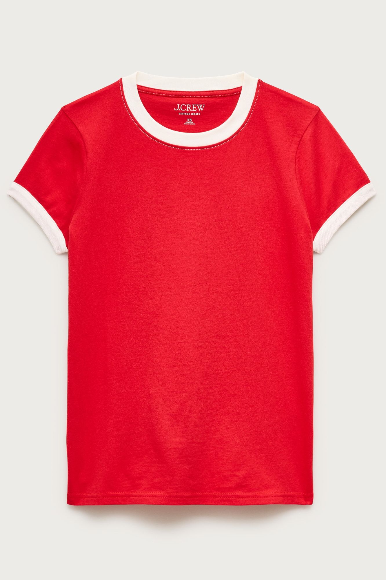 J.Crew, Vintage jersey ringer T-shirt