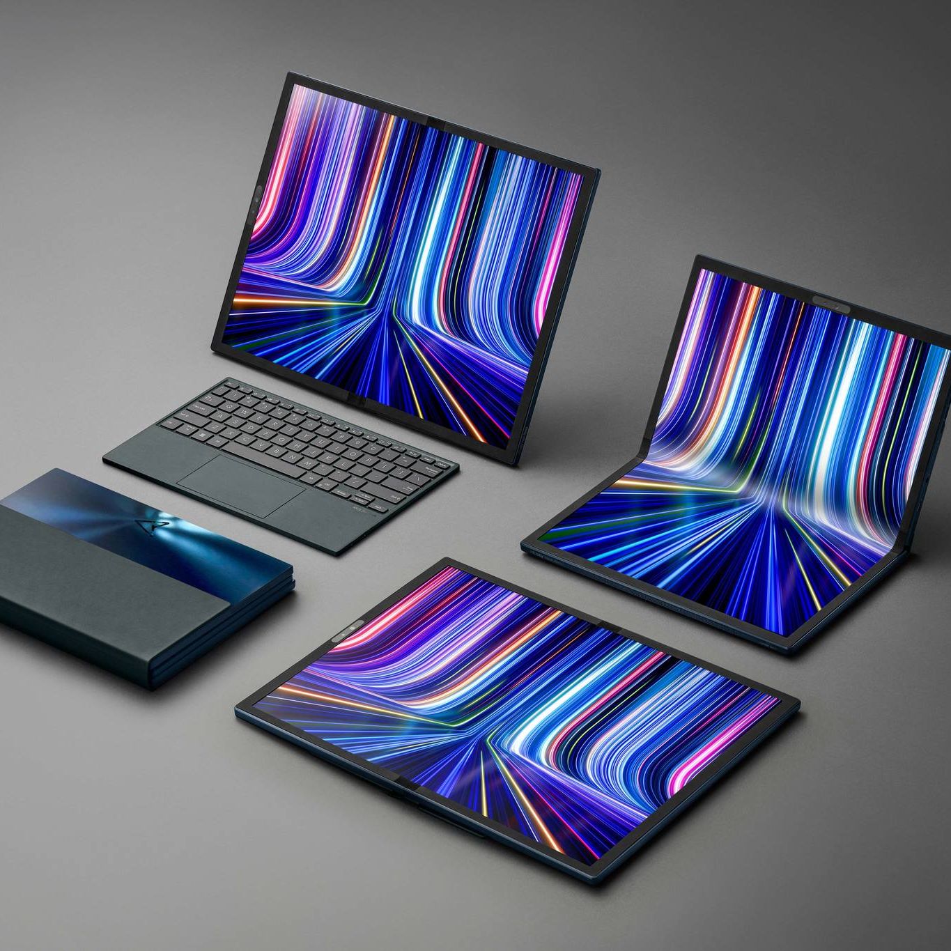 The ASUS ZenBook 17 Fold OLED is the first foldable PC you'll