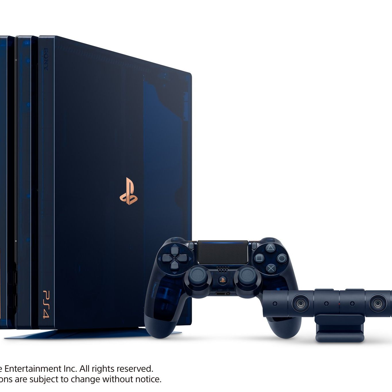 PS4 Crystal、500 Million Limited Edition PS4 500 Million Limited Edition 2TB Console Full Accessories