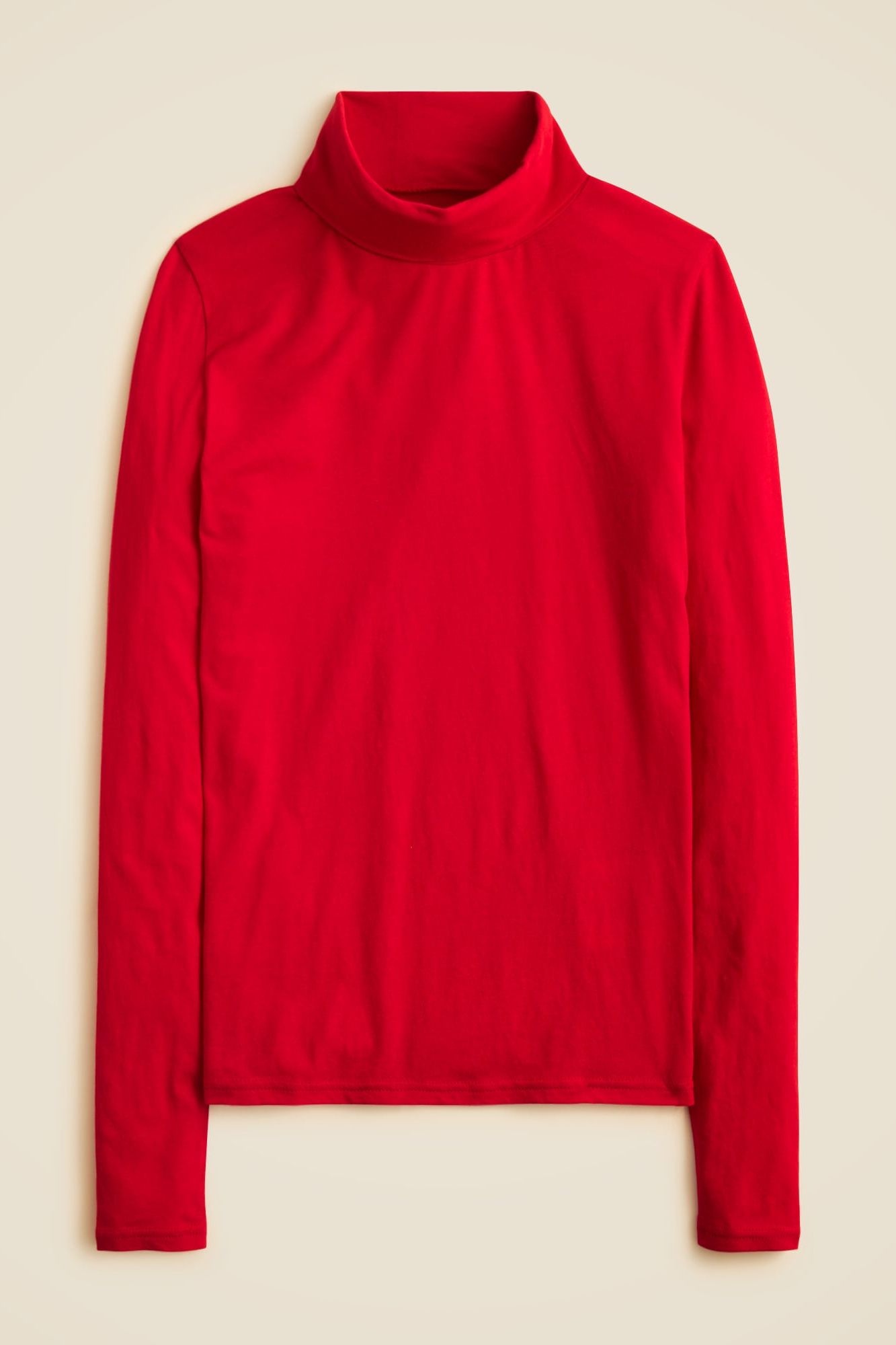 Feather Jersey Turtleneck