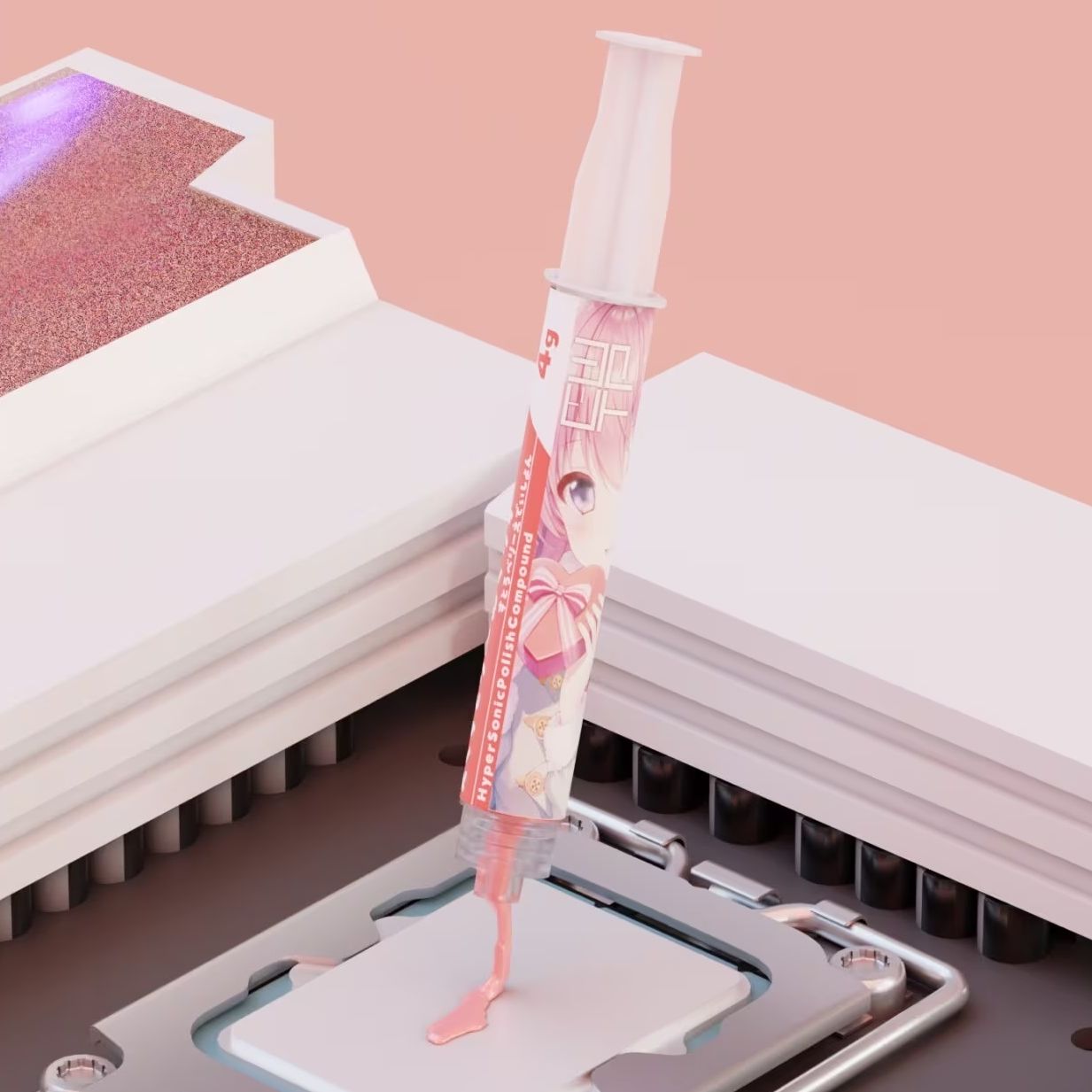 Pink thermal paste smells like strawberries — Extreme Mugurisu 4G