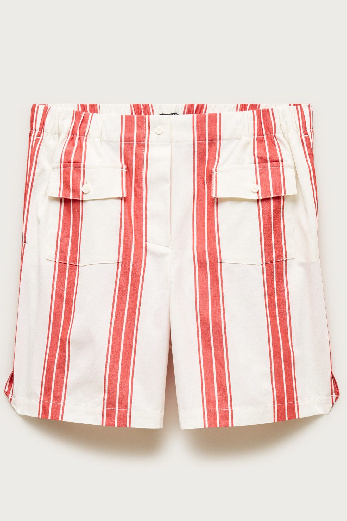 Long Boxer Short in Oxford Stripe