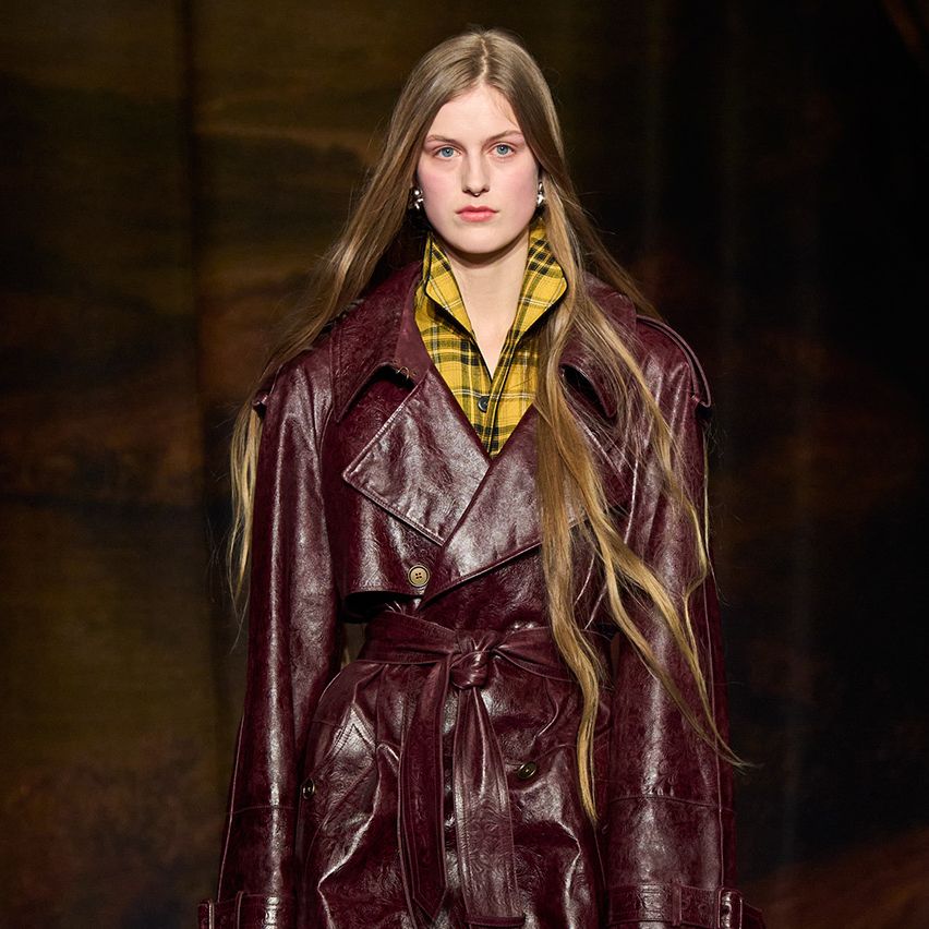Burberry A/W 2025 beauty: a runway cast with long hair | Wallpaper*