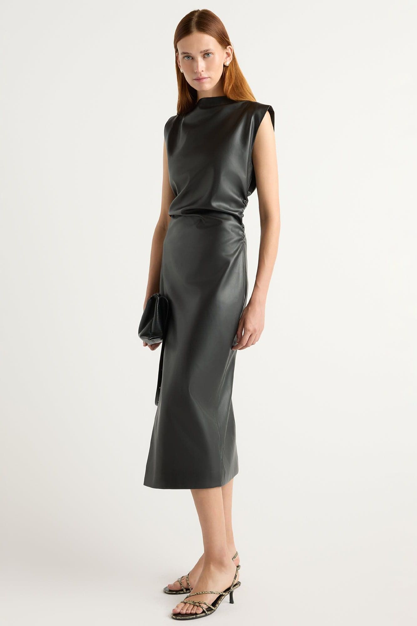 Channing Vegan Leather Dress