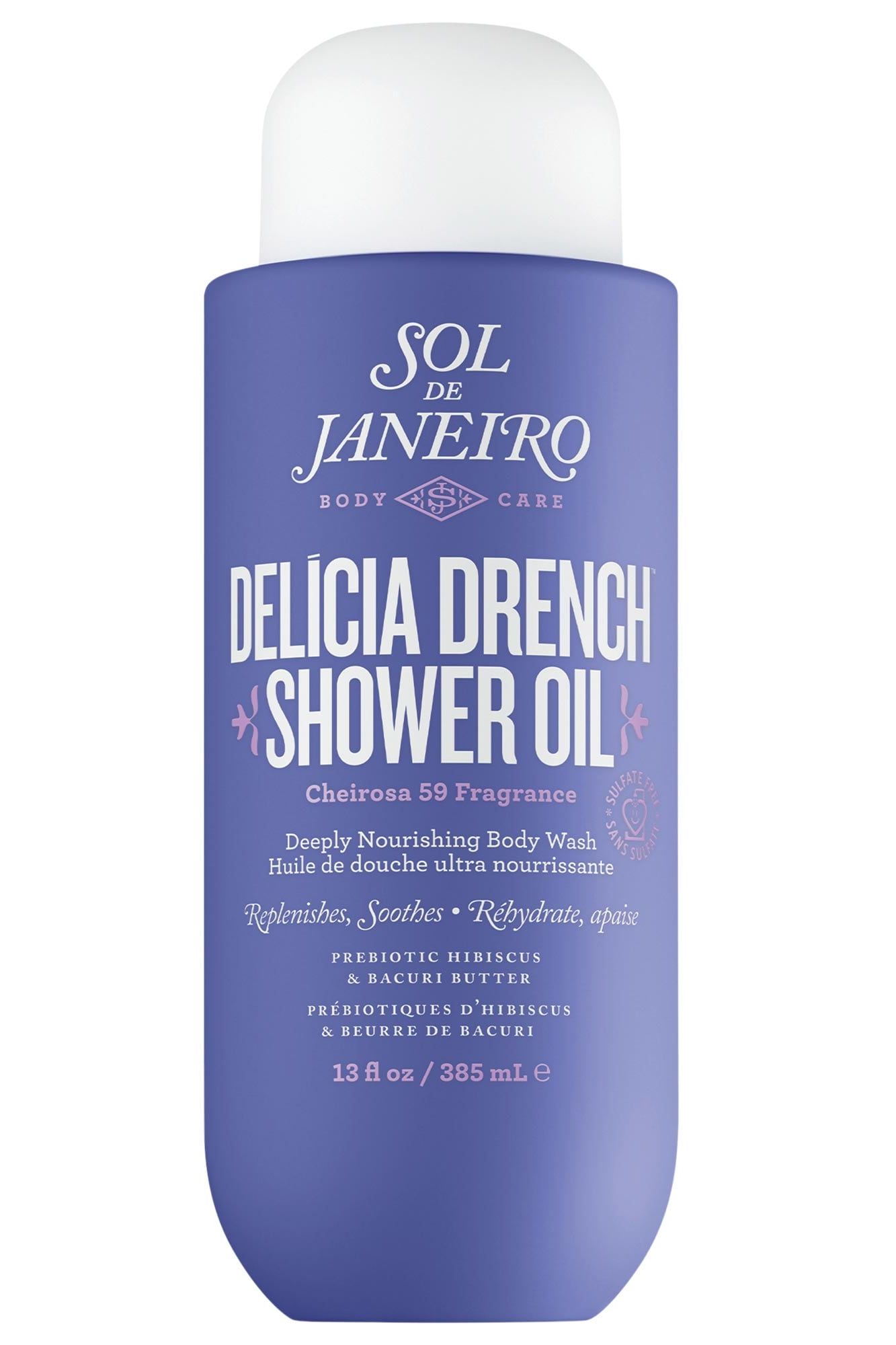 Del&amp;iacute;cia Drench&amp;trade; Moisturizing Shower Oil for Dry Skin