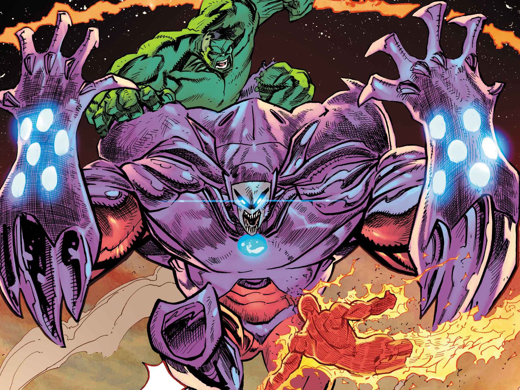 Captain America, Thor, Hulk, and the Fantastic Four all feature in