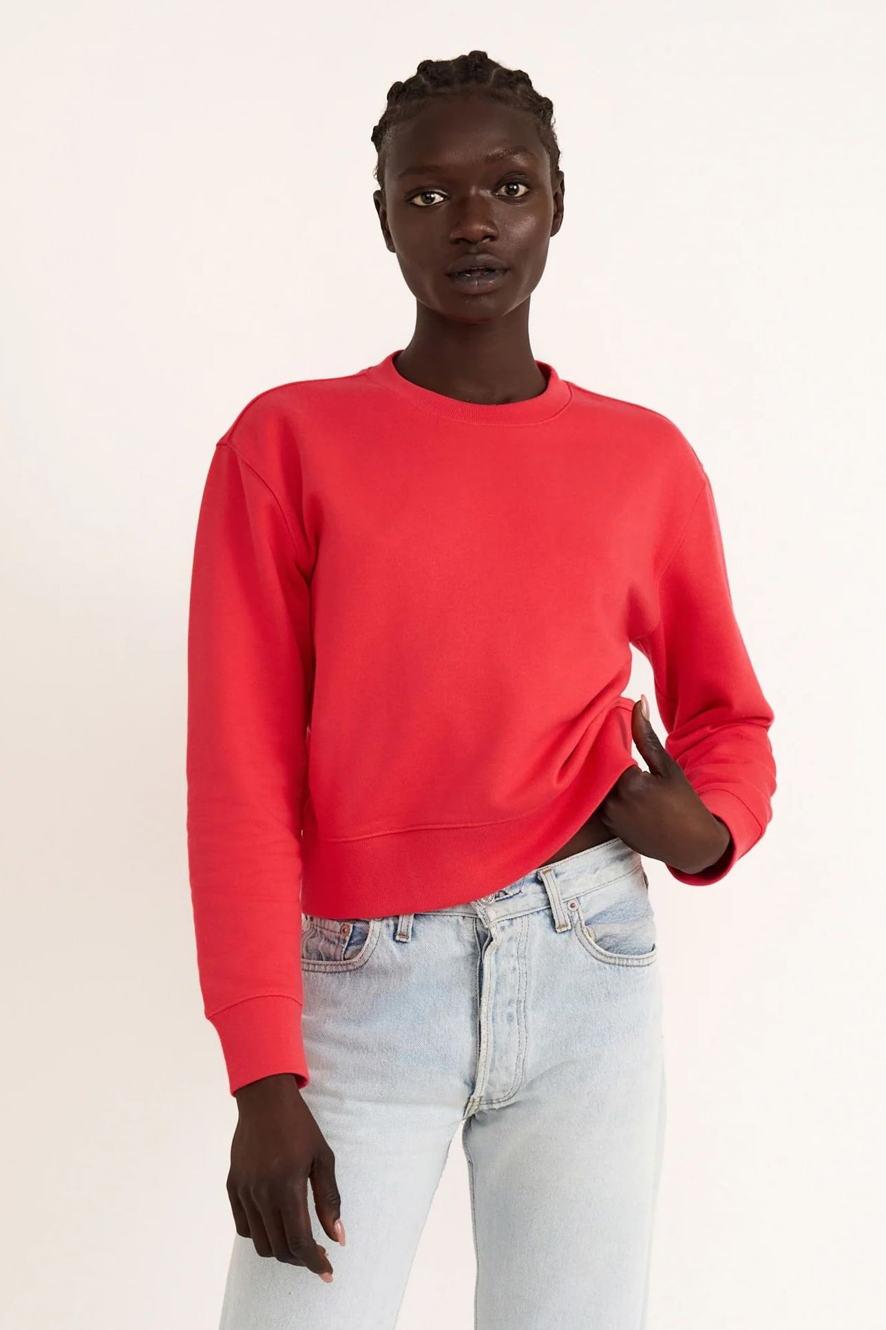 organic basics crewneck sweatshirt