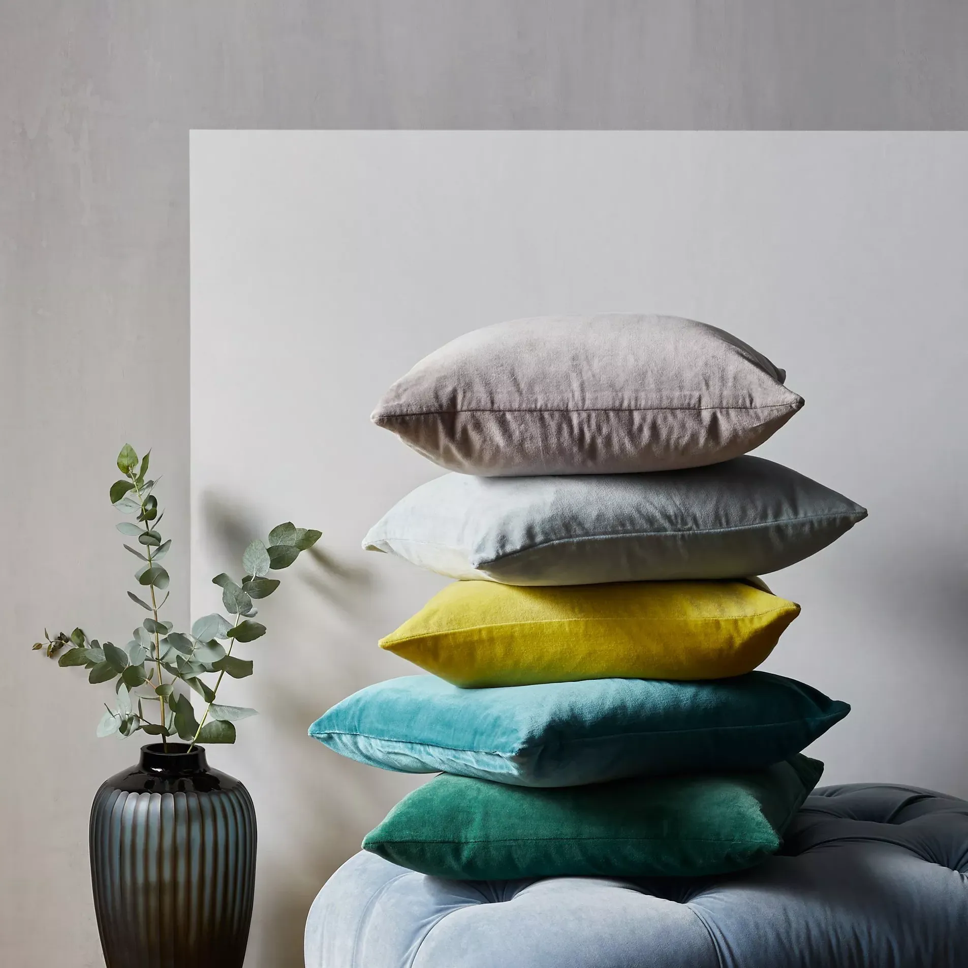 John Lewis Cotton Velvet Cushion