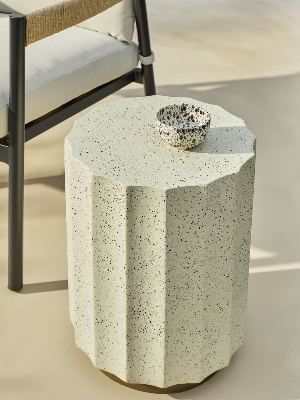 Habitat Outdoor Side Table - Speckle