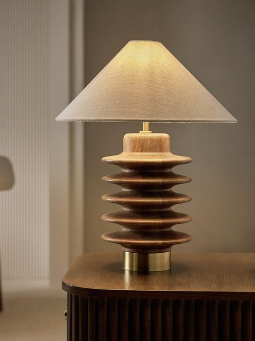 Emir Totum Mango Wood Table Lamp Base Only