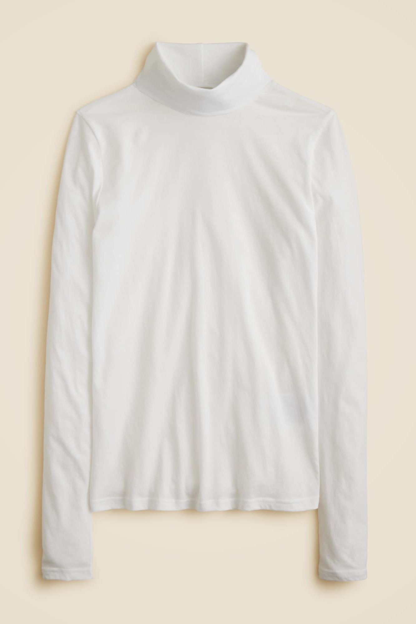 Feather Jersey Turtleneck