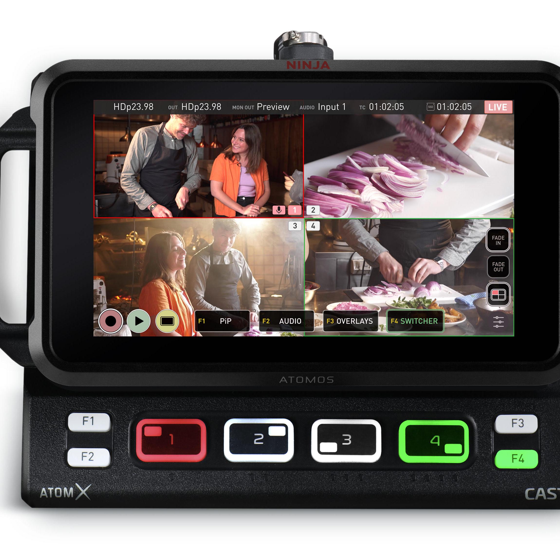 AtomX CAST スイッチャー atomos ninja v atem AtomX CAST | ATOMOS - アトモス