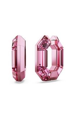 Green or Pink, Aluminum Lucent Mini Hoop Earrings