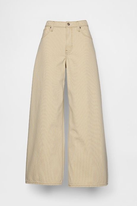 Low Slung Stripe Extra Baggy Jeans