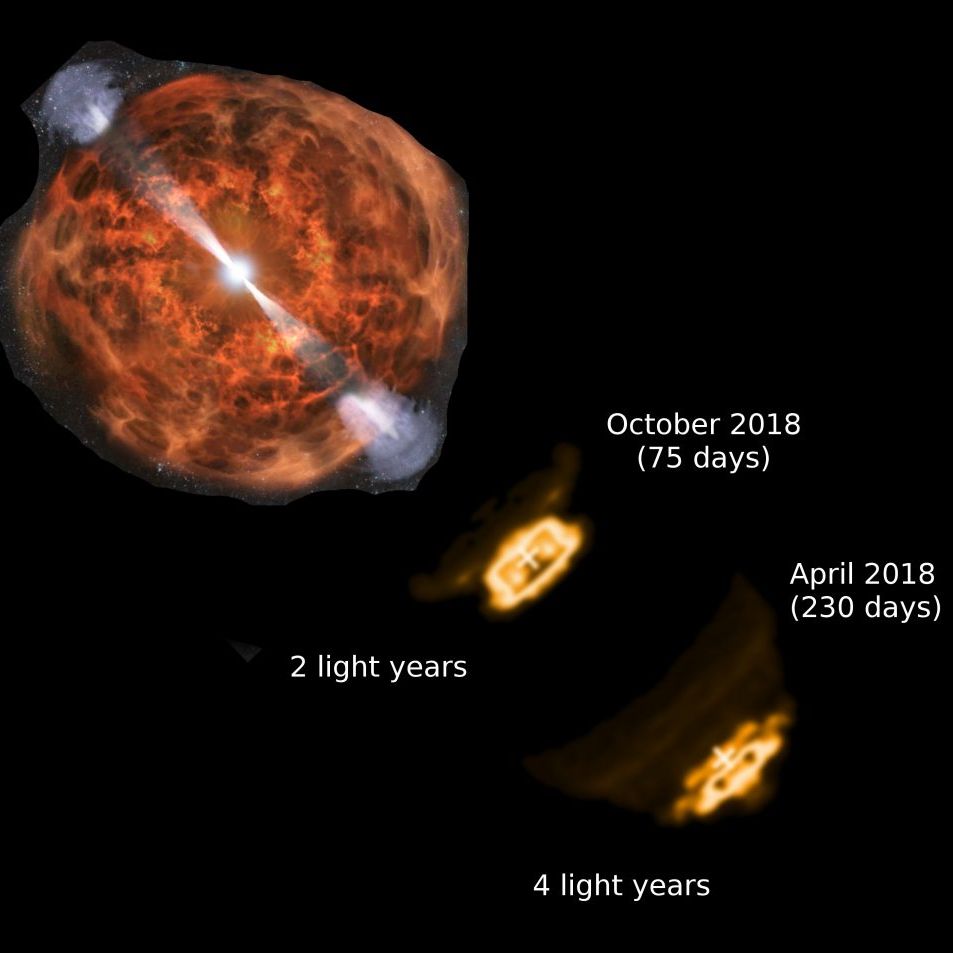 Faster Than Light? Neutron-Star Merger Shot Out a Jet with