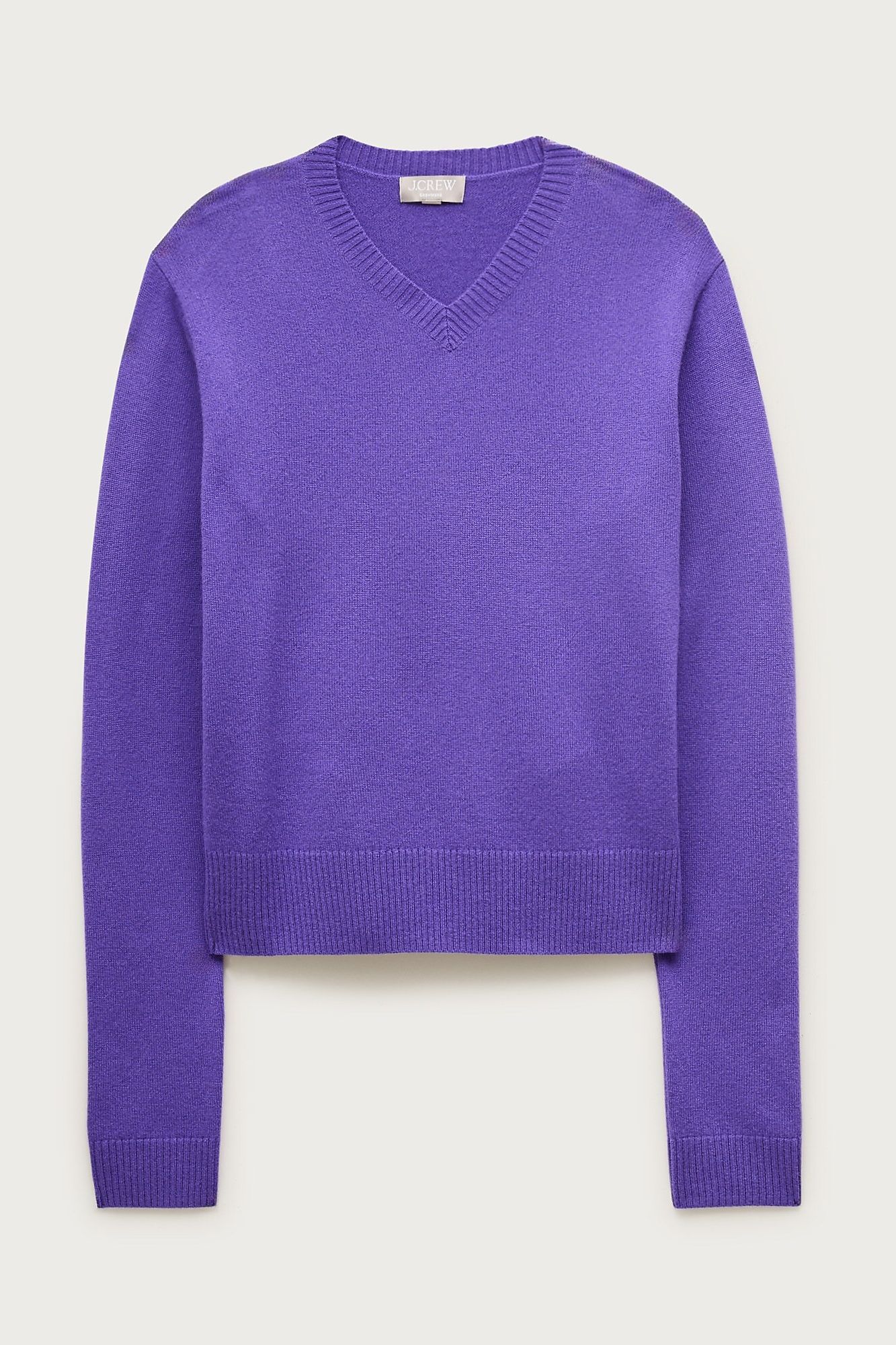 J.Crew , Cashmere High V-Neck Sweater