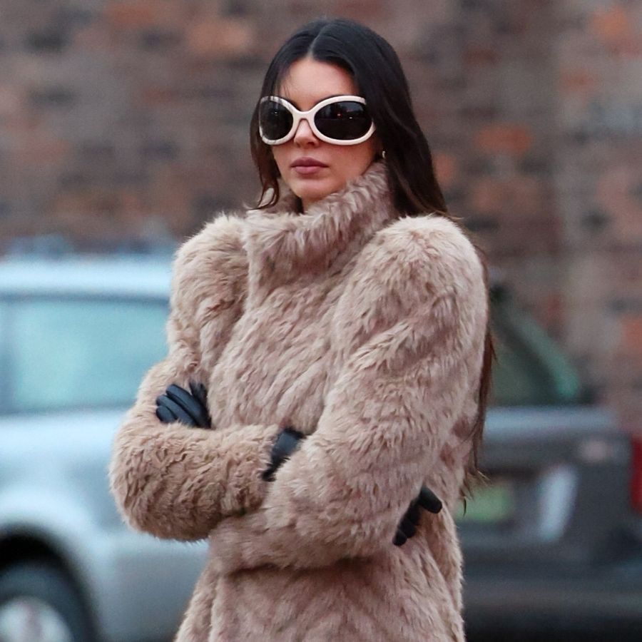 即日発送Rosé Muse eco fur short coat pink quilting fake fur collar