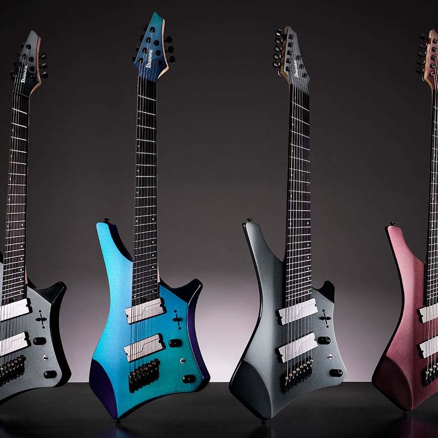 Stylistically radical, Ibanez's multi-scale Alpha series might