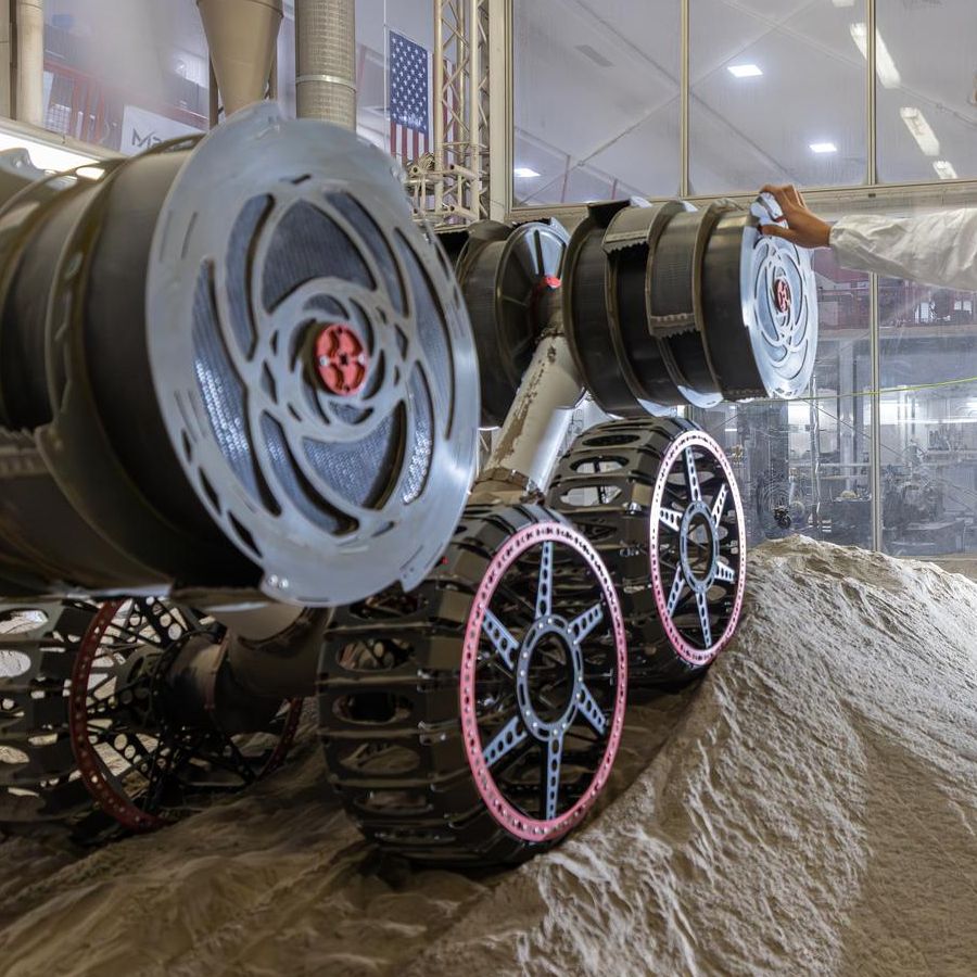 NASA robot digs up simulated moon rocks photo of the day for