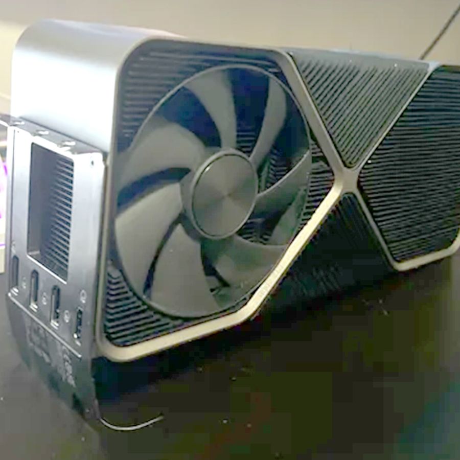 RTX 4090 Ti prototype surfaced in the trash — massive GPU has PCB