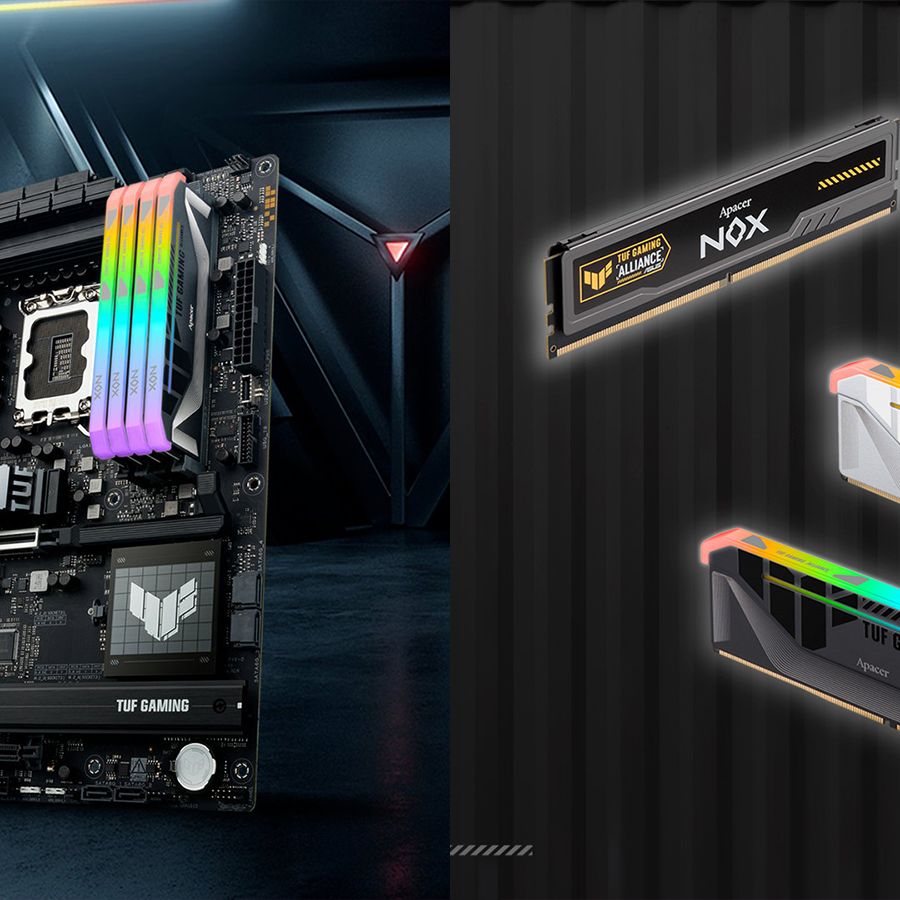 Asus certifies Apacer NOX DDR5 memory for TUF Gaming Z890-Plus