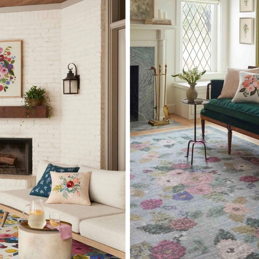 The new Rifle Paper Co. x Loloi release is a floral fantasy | Real
