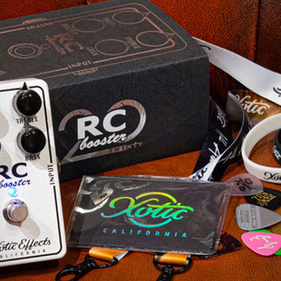 ギター Xotic Effects RC-Booster Xotic RC Booster Classic Effects Pedal White | Guitar Center