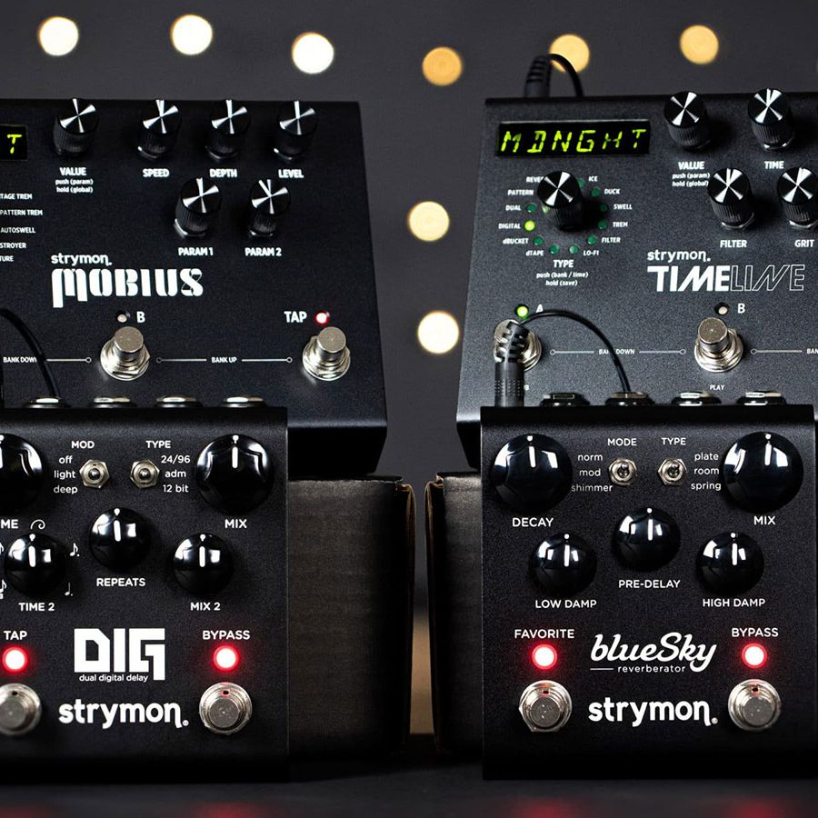 STRYMON TIMELINE midnight edition 箱有り Back in black: Strymon offers Midnight Edition finish on its