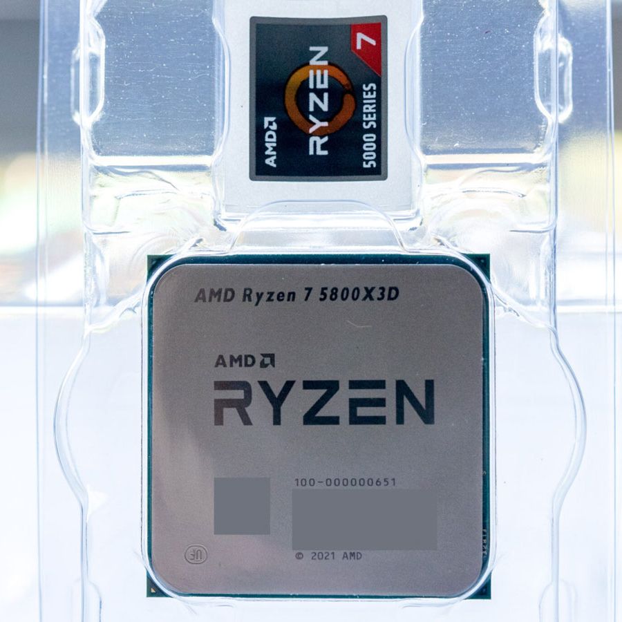 AMD Ryzen 7 5800X3D 5000シリーズ CPU AMD Ryzen 7 5800X3D gaming CPU now available for US$449