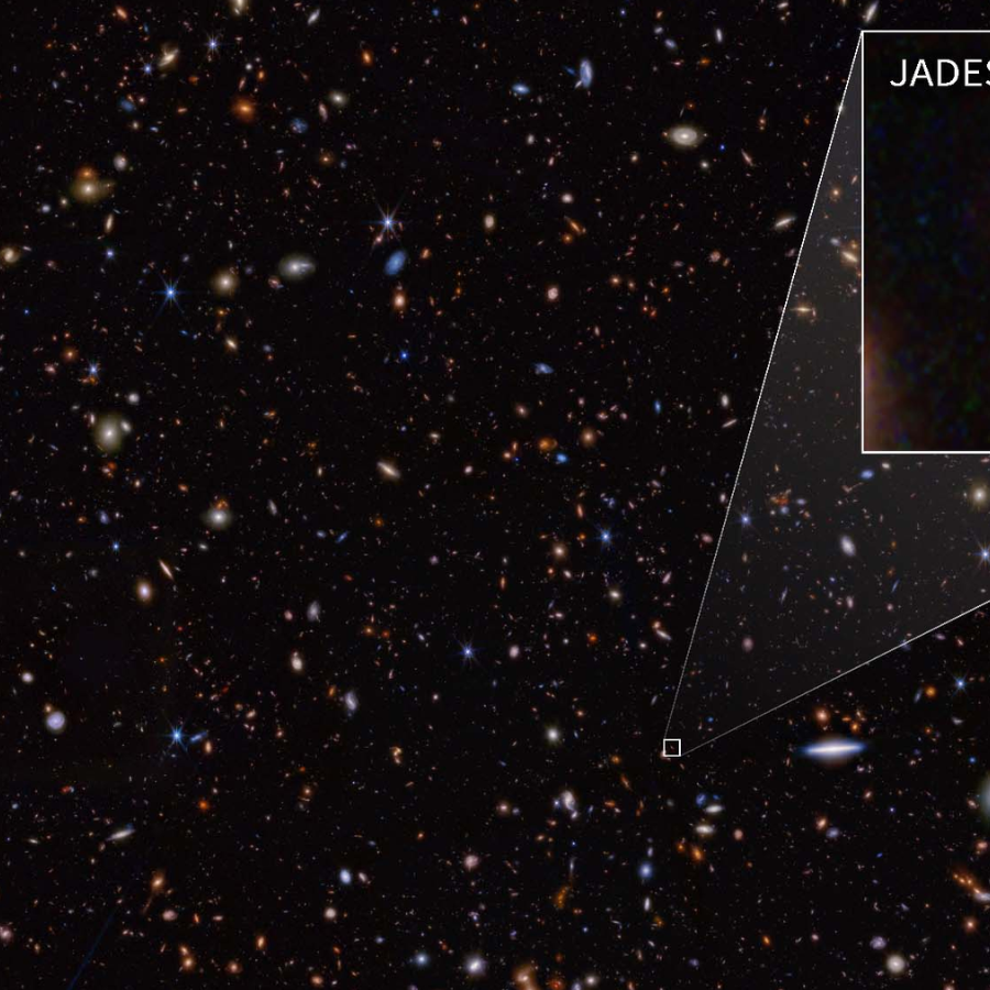 galaxy  James Webb Space Telescope spots the most distant galaxy