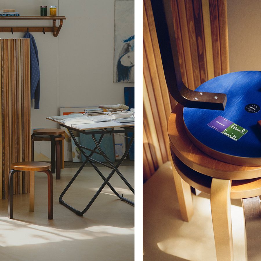 【新品】artek × Paul Smith Stool60 paul-smith-artek-stool-60-