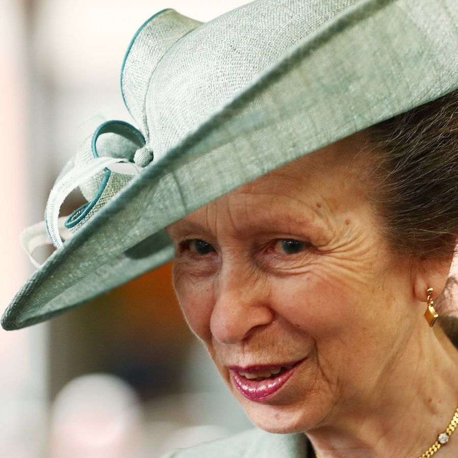 princess anne green dress Princess Anne is the picture of elegance in an emerald ensemble (and a sweep of red lipstick!) at Easter Sunday service in Windsor
