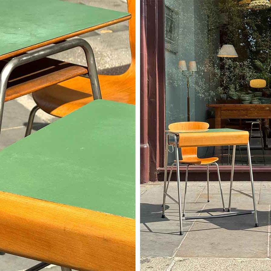 Arne Jacobsen's Munkegaard School desks and chairs: buy now