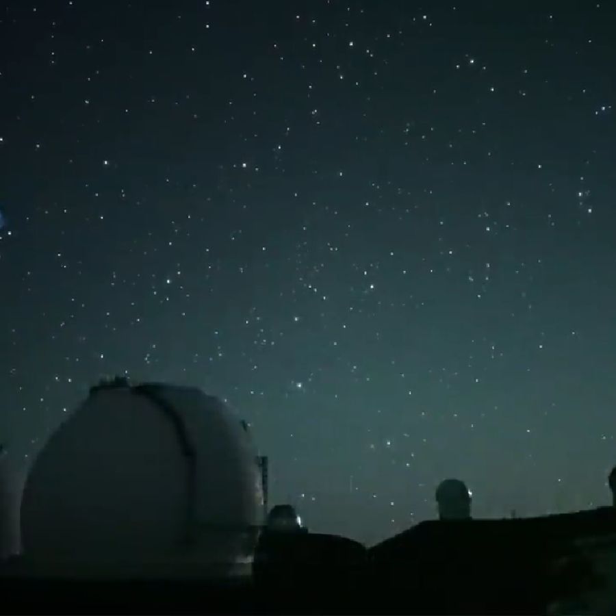 Eerily perfect galaxy-shaped spiral appears over Hawaii. What is