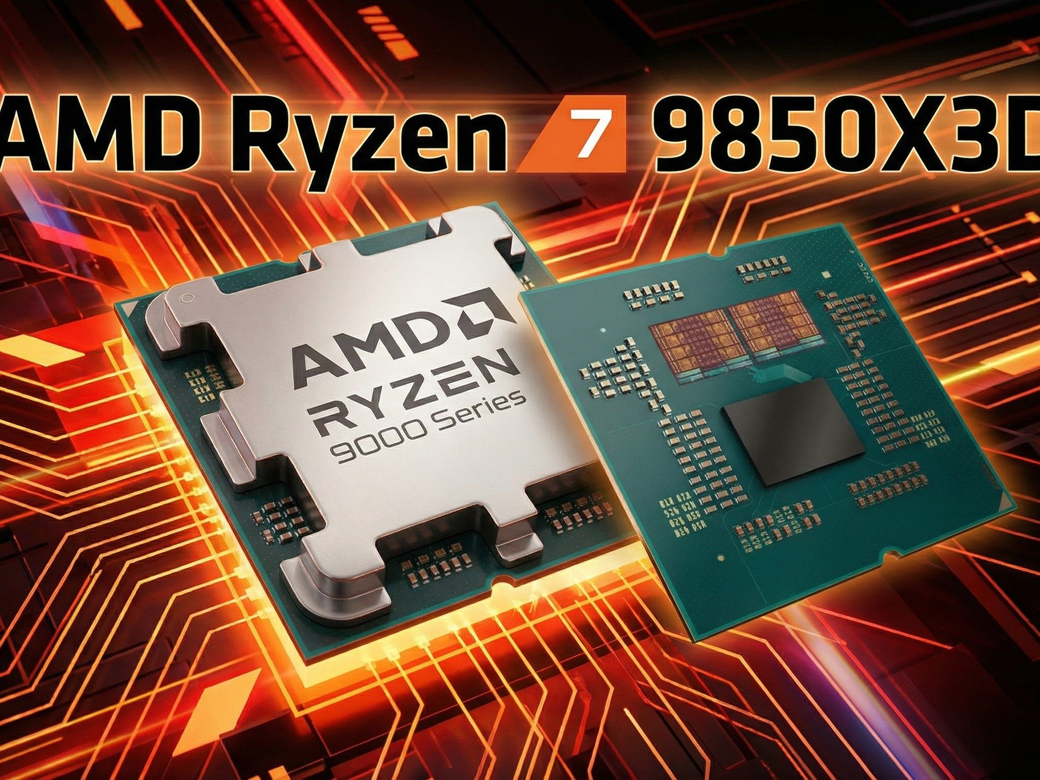 AMD unveils Ryzen 7 9850X3D, says it's a fine-tuned 9800X3D