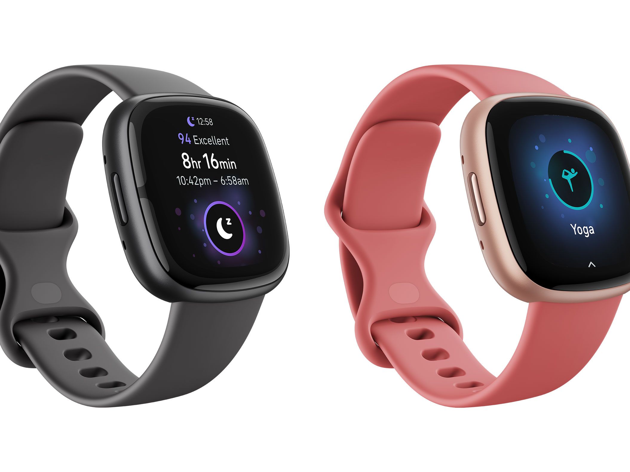 Chofit Cinturino In Metallo Con Strass Per Fitbit Versa 4 / Sense 2 – Bracciale Ricambio In Lega Di Zinco (Rosa Oro) - 5